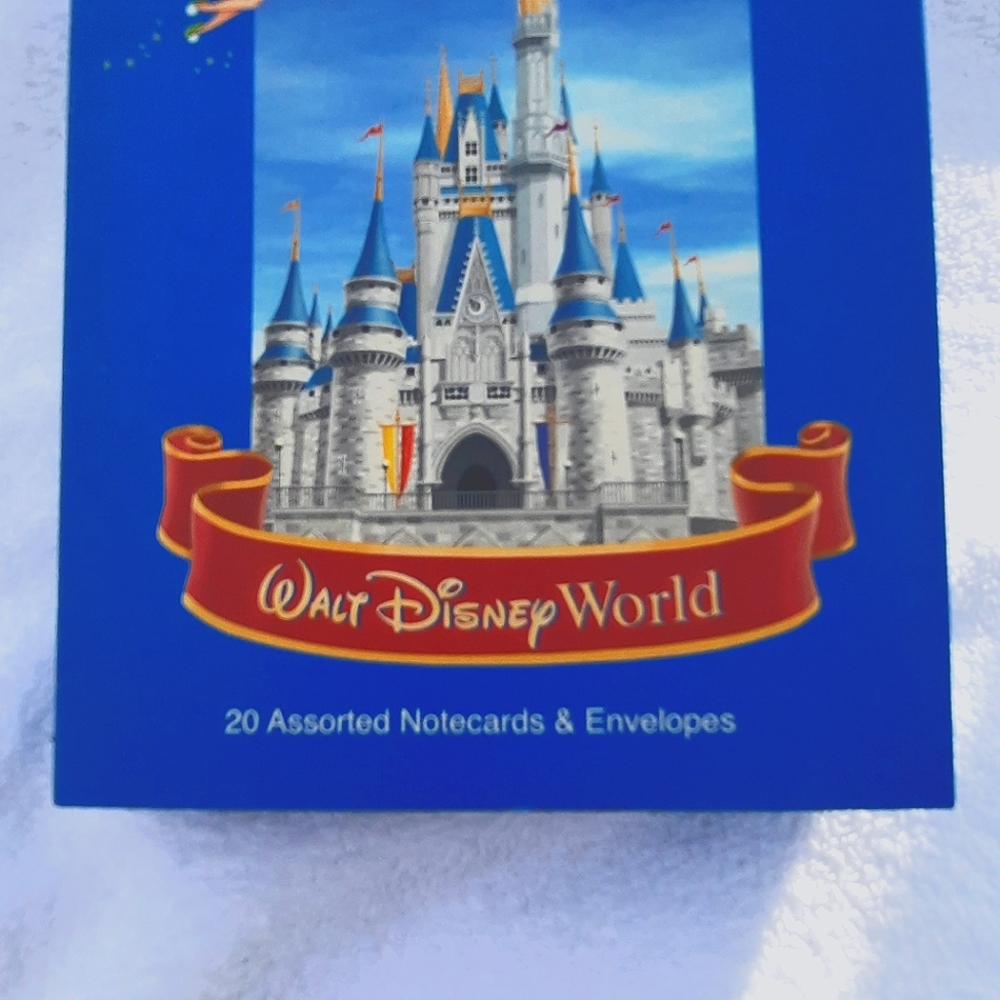 VINTAGE 1980's Disney Parks Notecards